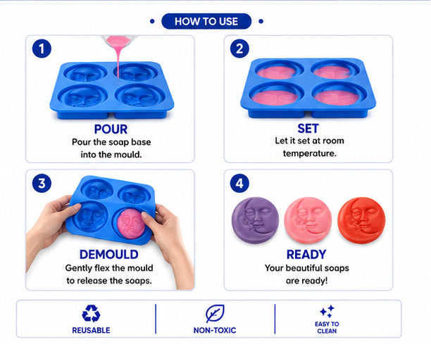Baby Soap Mould (4 Cavity)