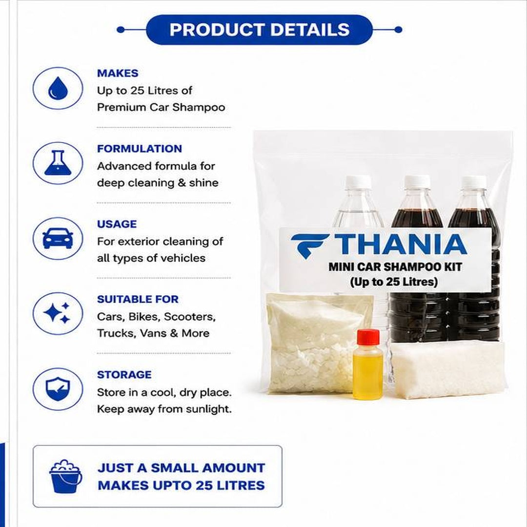 MINI CAR SHAMPOO KIT