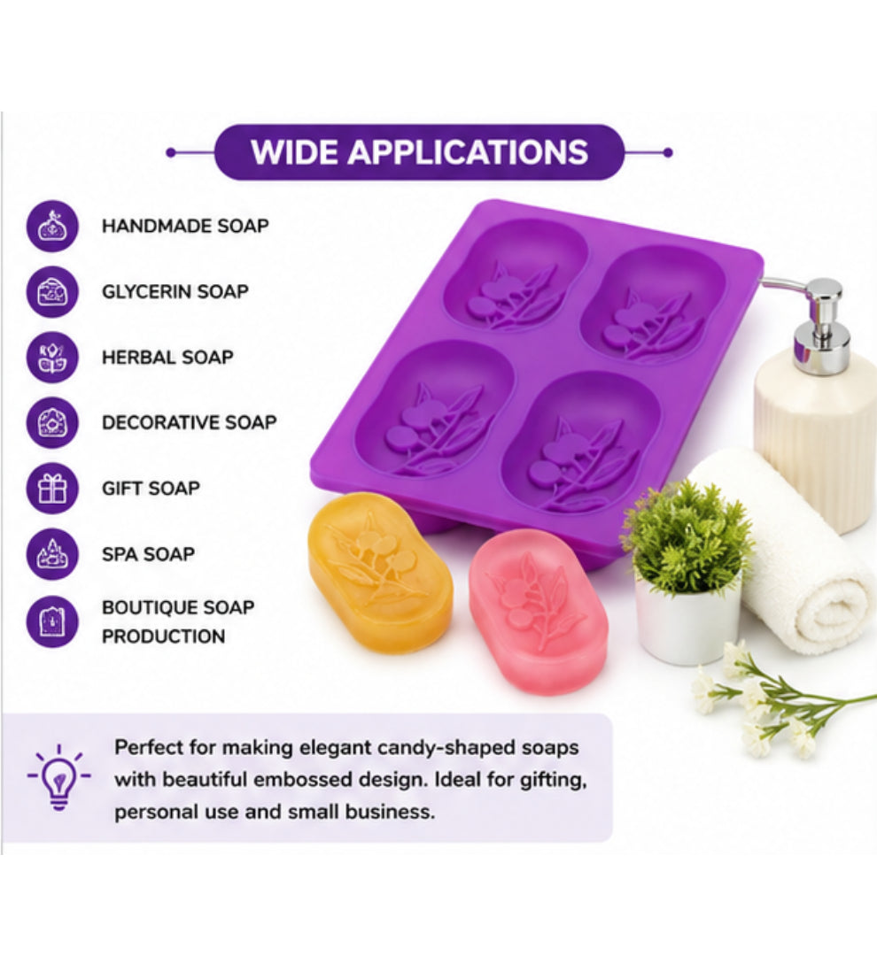 Candy Soap Mould (4 Cavity)