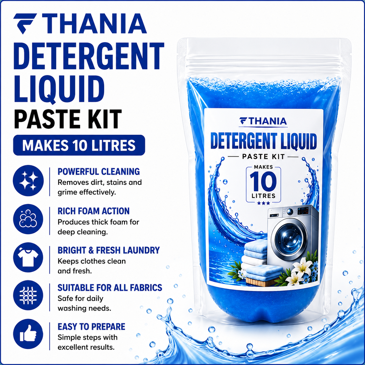 DETERGENT LIQUID PASTE KIT 10L