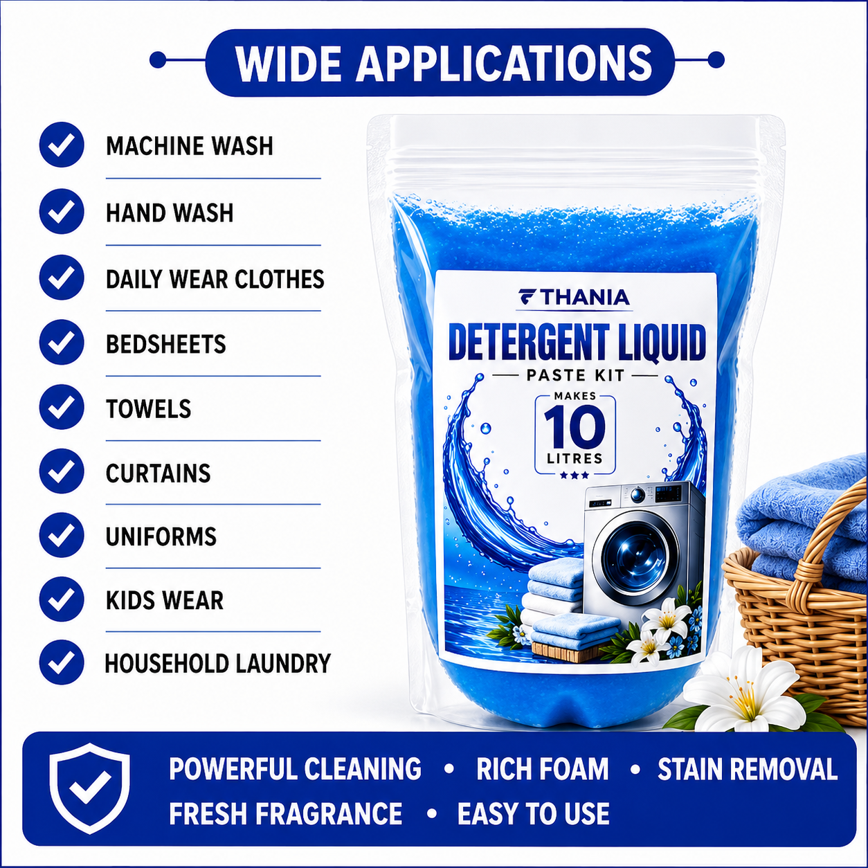 DETERGENT LIQUID PASTE KIT 10L
