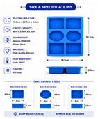 Design Soap Mould (6 Cavity)