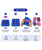 Design Soap Mould (6 Cavity)