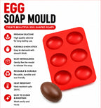Egg Soap Mould (6 Cavity)