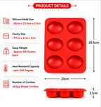 Egg Soap Mould (6 Cavity)