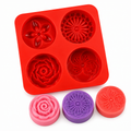 Flower Mix Soap Mould (4 Cavity)