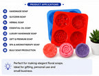 Flower Mix Soap Mould (4 Cavity)