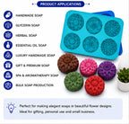 Flower Soap Mould (6 Cavity)