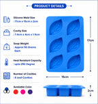 Leaf Soap Mould (6 Cavity)