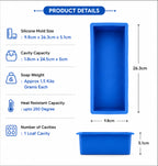 Loaf Soap Mould (1 Cavity)