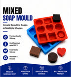 Mixed Soap Mould (12 Cavity – Multiple Shapes)