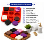 Mixed Soap Mould (12 Cavity – Multiple Shapes)