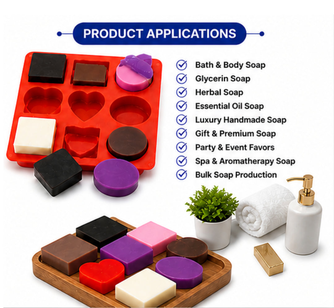 Mixed Soap Mould (12 Cavity – Multiple Shapes)
