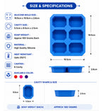 Octangle Soap Mould (6 Cavity)