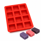 Rectangle Soap Mould (12 Cavity)