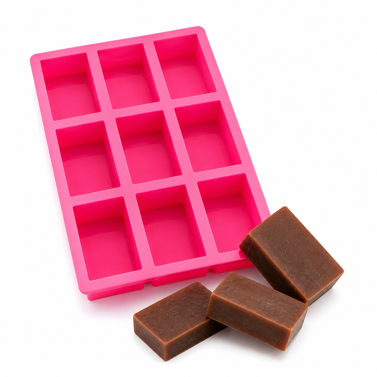 Rectangle Soap Mould (9 Cavity 100g)