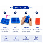 Rectangle Soap Mould (6 Cavity 120g)