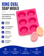 Ring Oval Soap Mould (6 Cavity)