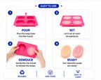 Ring Oval Soap Mould (6 Cavity)