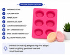 Ring Oval Soap Mould (6 Cavity)