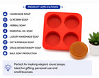 Round Soap Mould (4 Cavity)