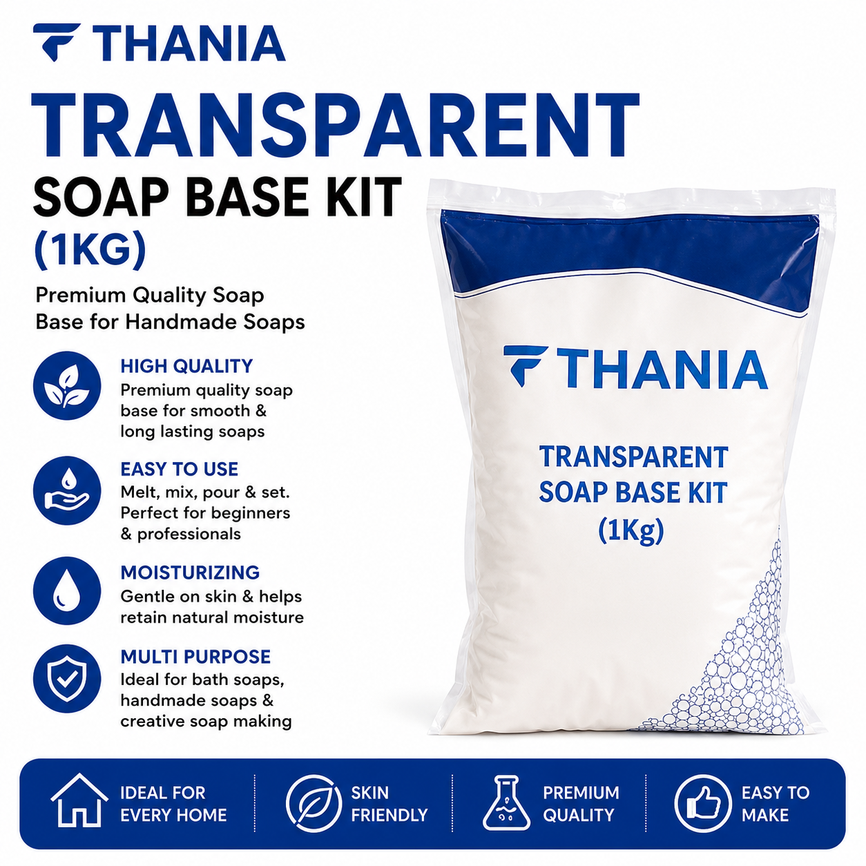 TRANSPARENT SOAP BASE KIT