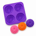 Sunflower Soap Mould (4 Cavity)