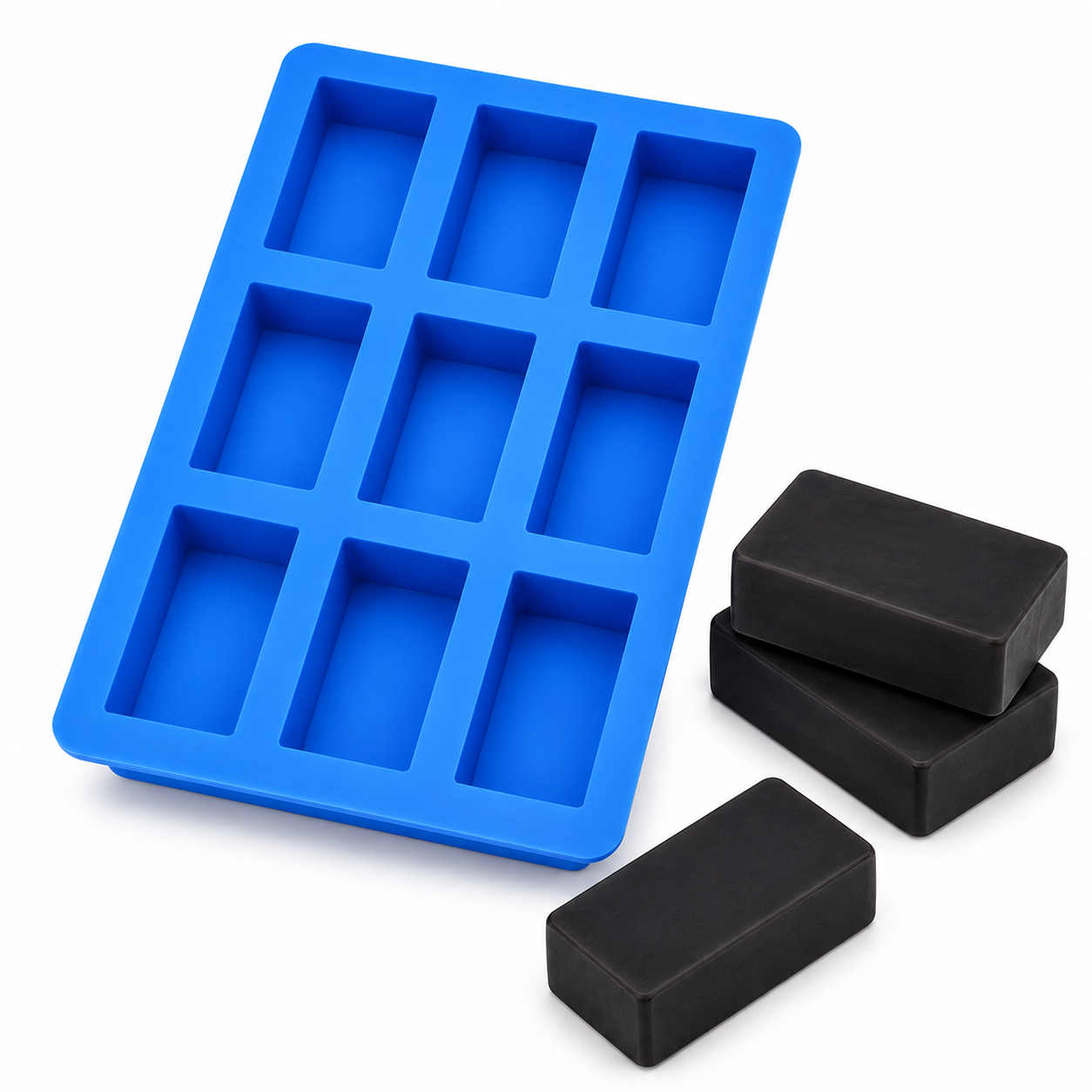 Wax Soap Mould (9 Cavity)