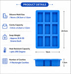 Wax Soap Mould (9 Cavity)