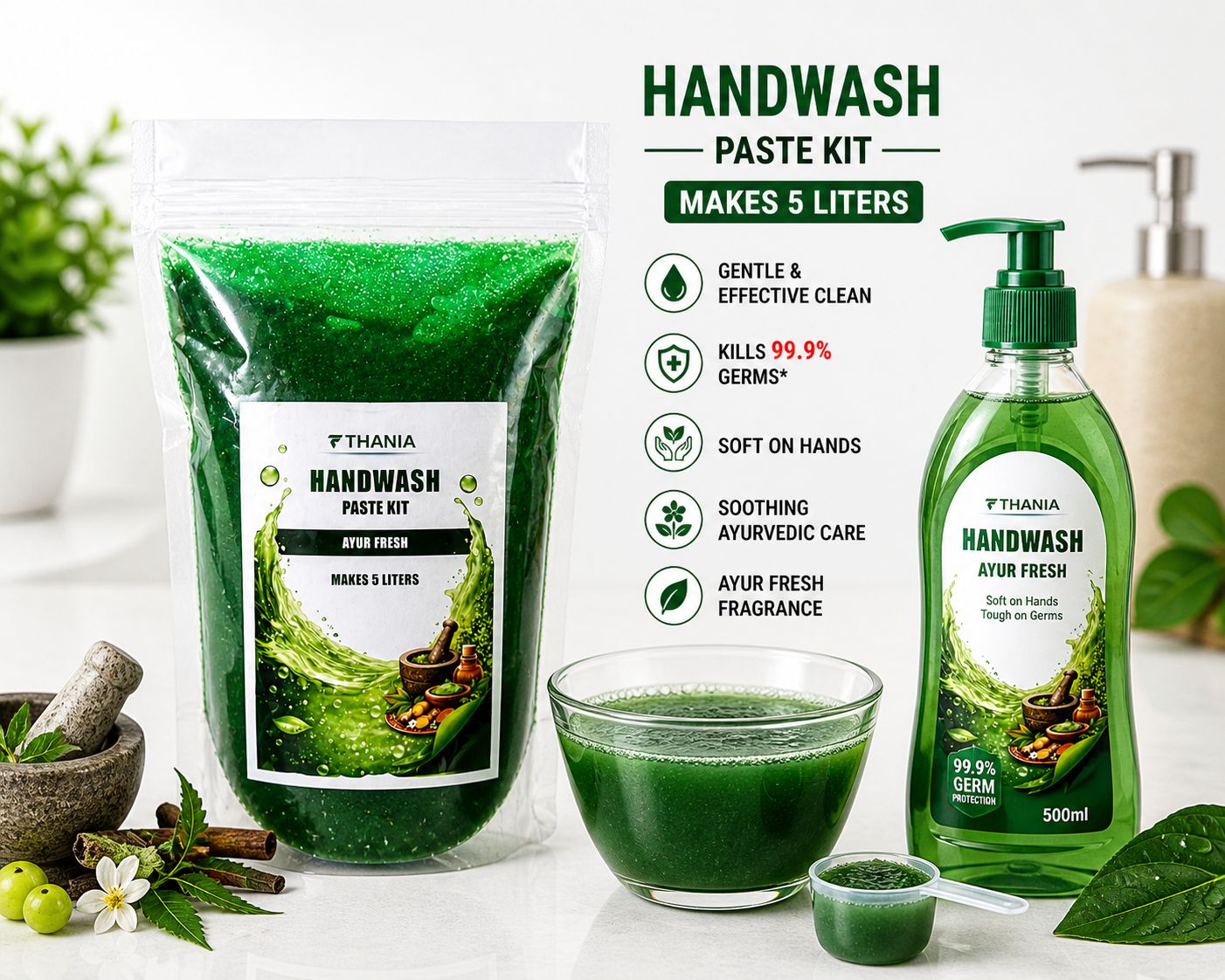 HANDWASH PASTE KIT (AYUR FRESH) - 5 LITRES