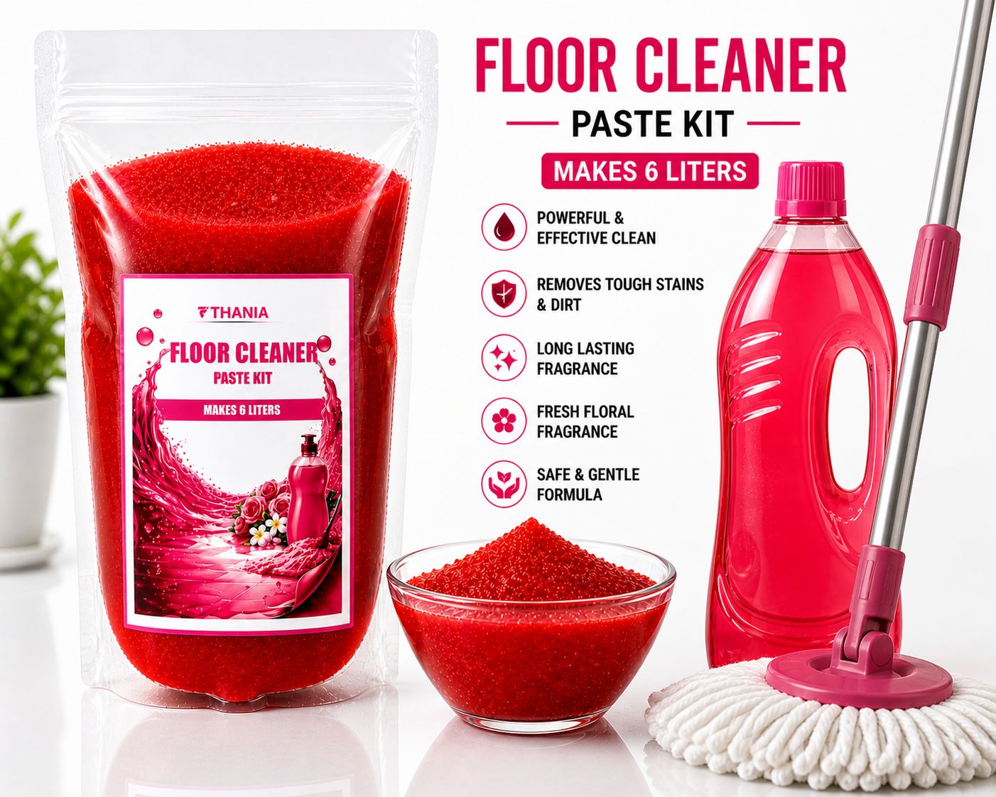 FLOOR CLEANER PASTE KIT 6L