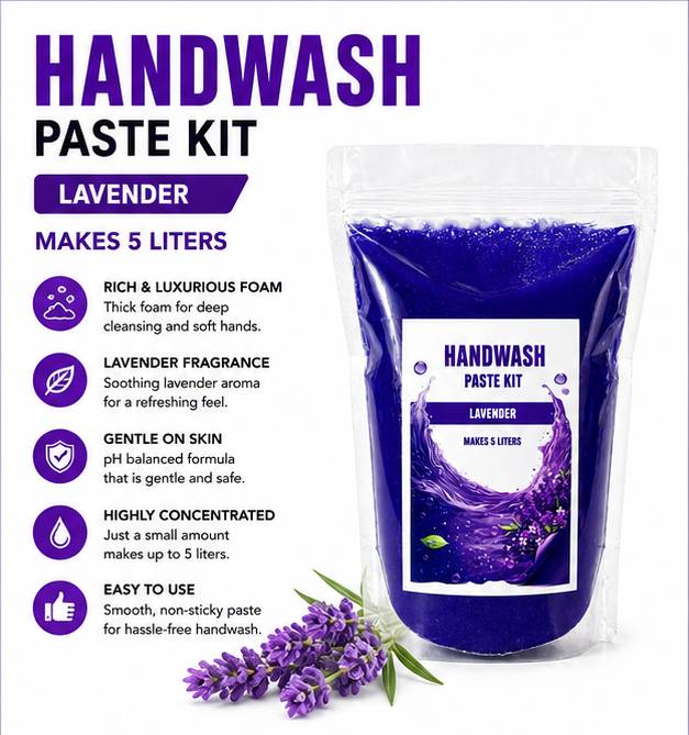 HANDWASH PASTE KIT (LAVANDER) - 5 LITRES