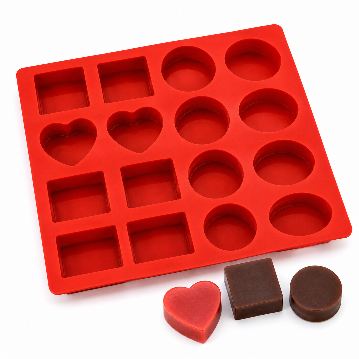 Mixed Soap Mould (12 Cavity – Multiple Shapes)